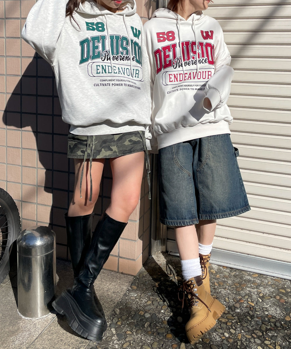 ロゴビッグプルパーカー