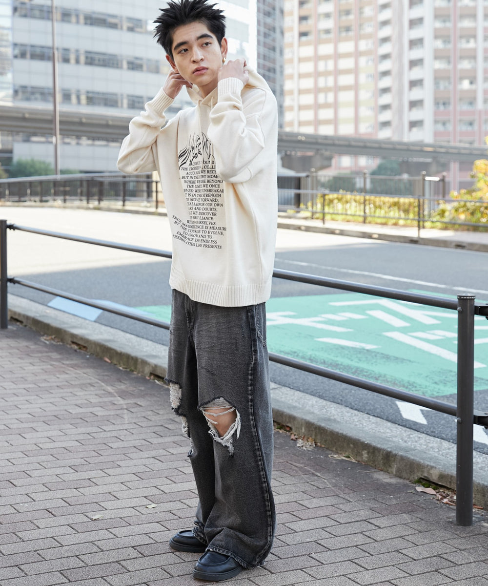 ホワイト モデル：180cm L着用