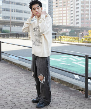 ホワイト モデル：180cm L着用