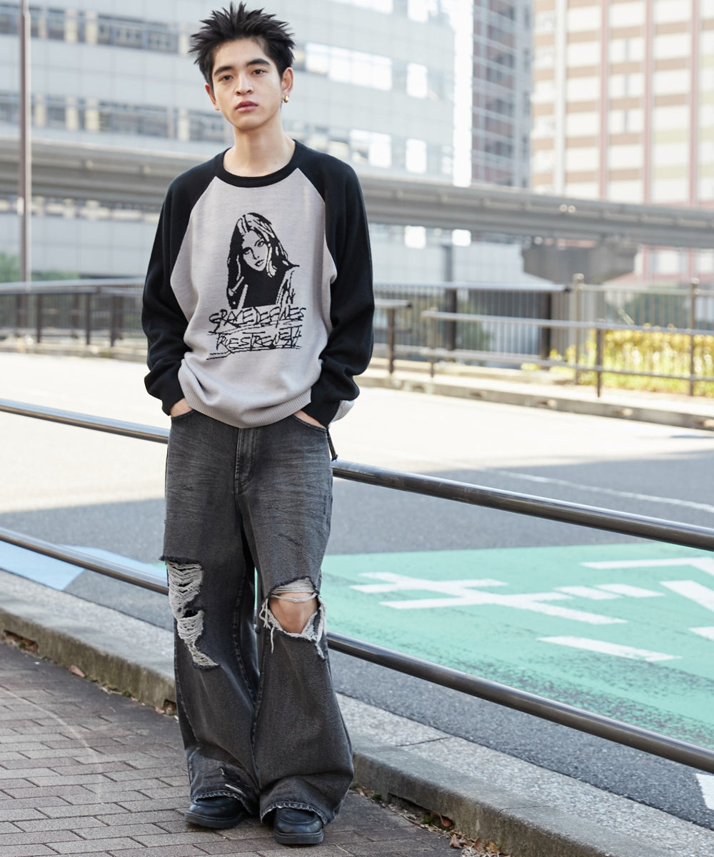 ブラック モデル：180cm L着用