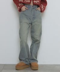 デニム淡加工 / XS