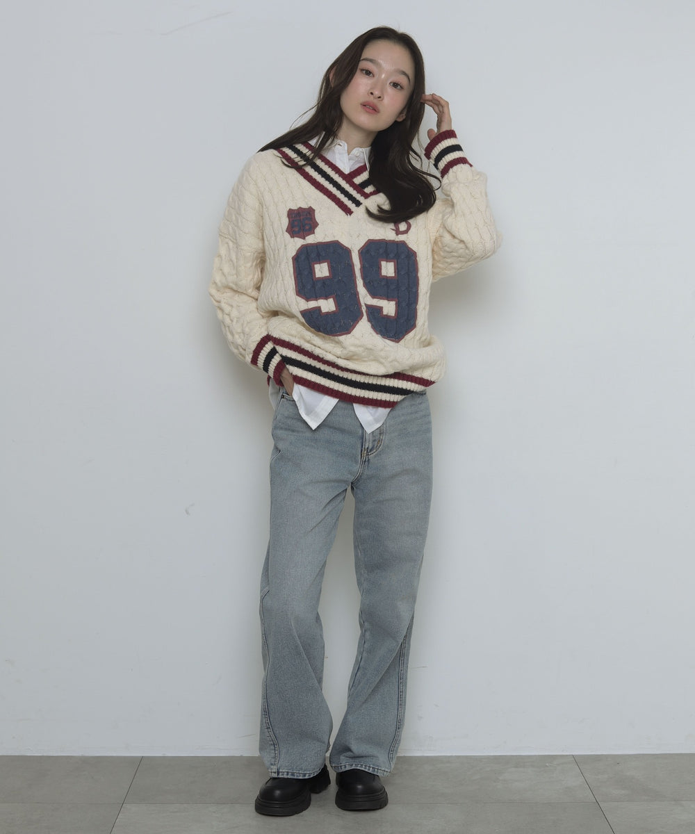 デニム淡　モデル：163cm M着用