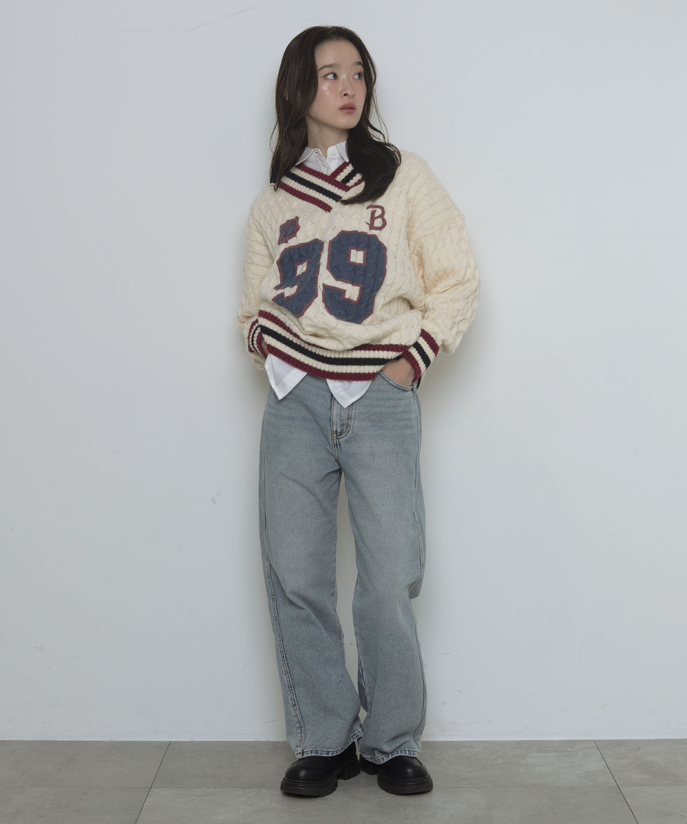 デニム淡　モデル：163cm M着用