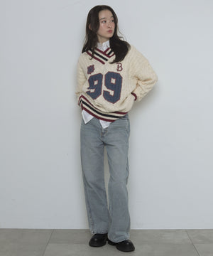 デニム淡　モデル：163cm M着用