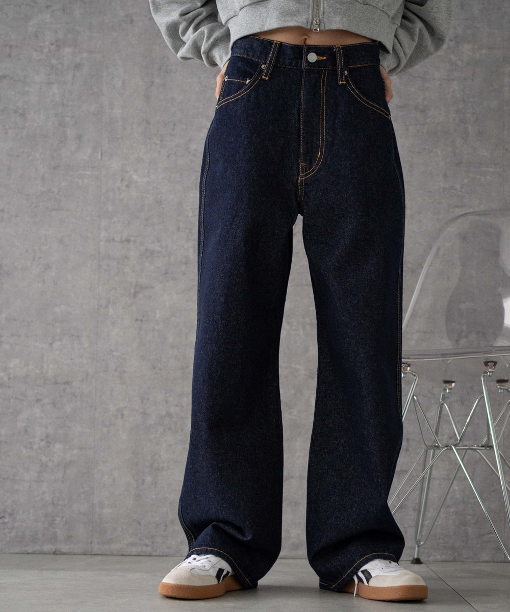 デニムインディゴ　モデル：161cm M着用