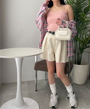 Lピンク モデル：155cm M着用