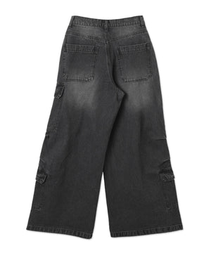 ヴィンテージウォッシュバギーカーゴパンツ