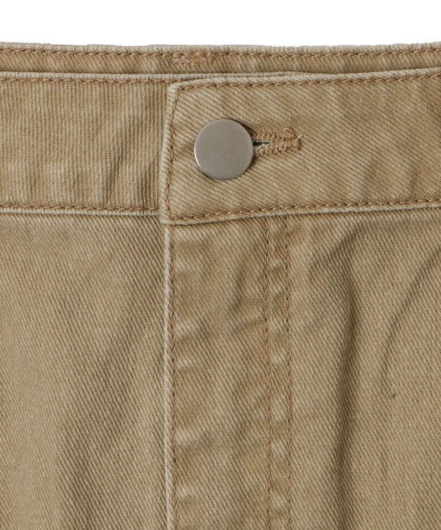 ヴィンテージウォッシュカーゴミニスカート