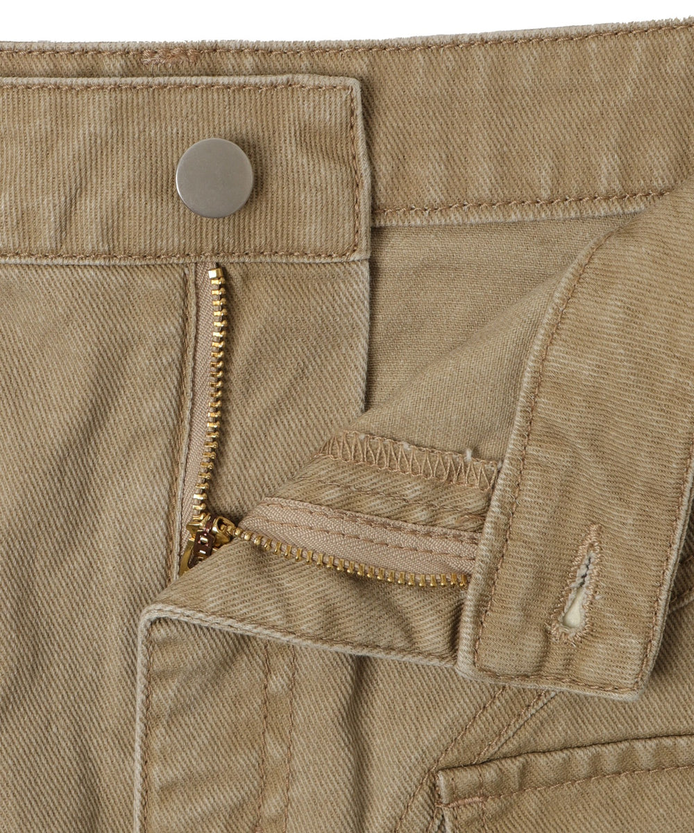 ヴィンテージウォッシュカーゴミニスカート