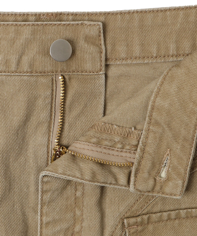 ヴィンテージウォッシュカーゴミニスカート