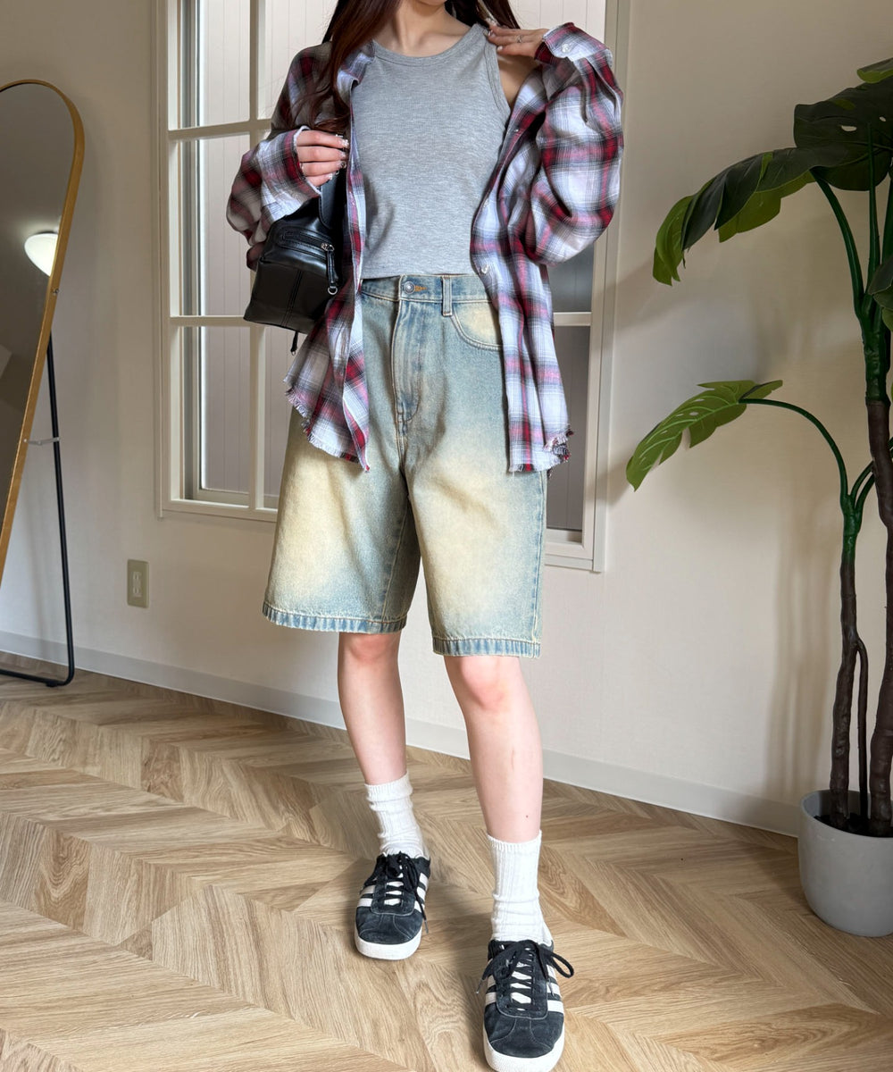 杢グレー　モデル:160cm M着用