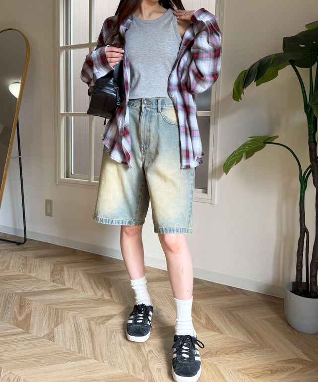 杢グレー　モデル:160cm M着用