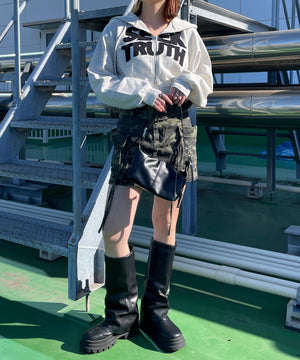 杢グレー モデル：155cm F着用