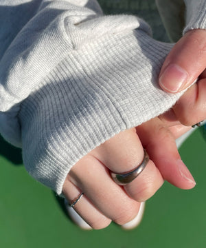 ロゴZIPショートパーカー