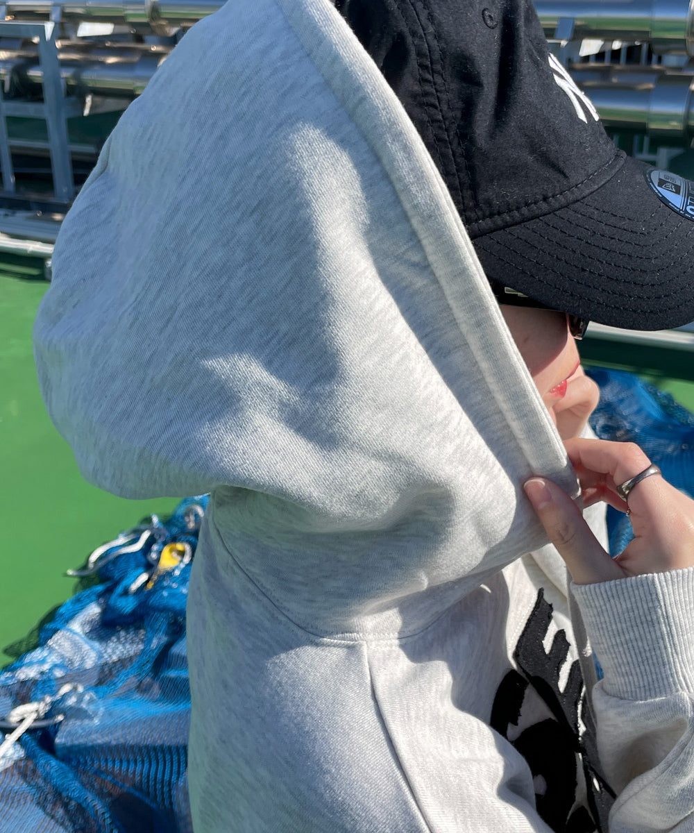 ロゴZIPショートパーカー