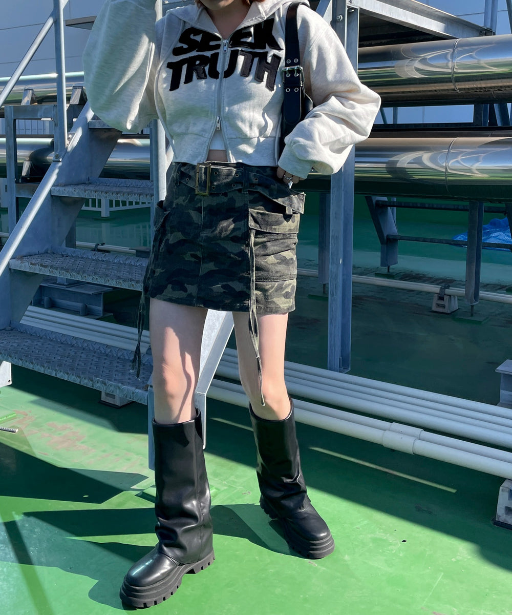 杢グレー モデル：155cm F着用