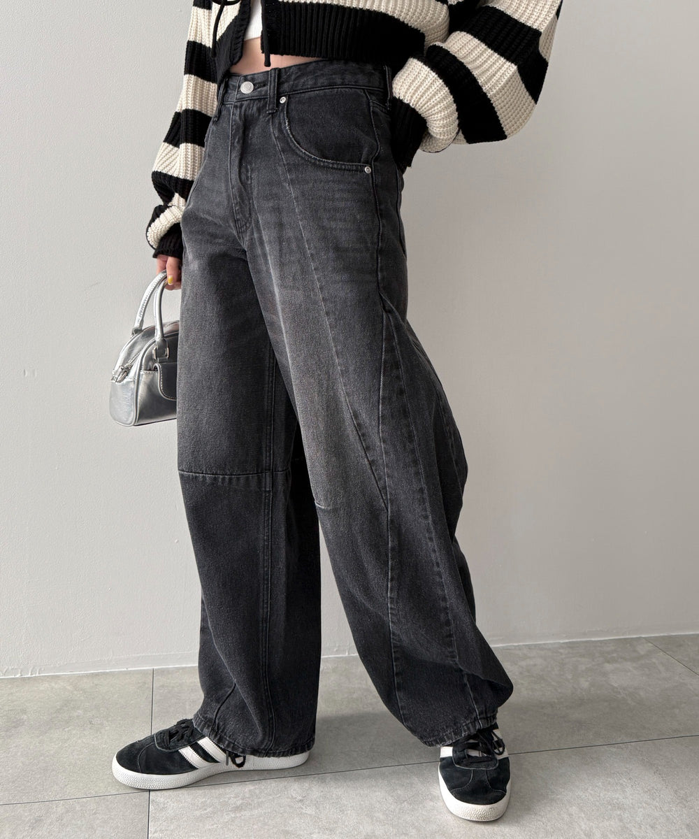 ブラック モデル：155cm M着用