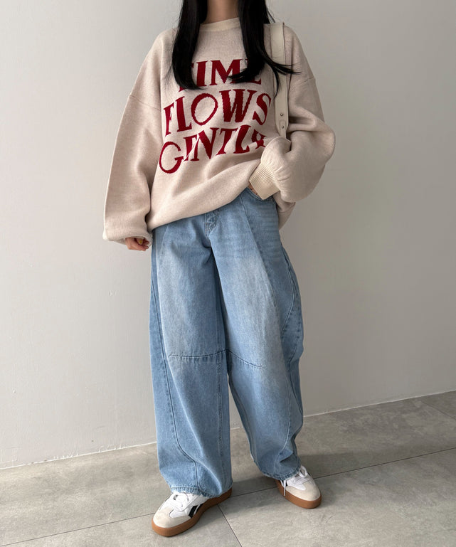 デニム淡 モデル：155cm M着用