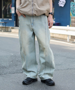 デニム淡 モデル：180cm L着用