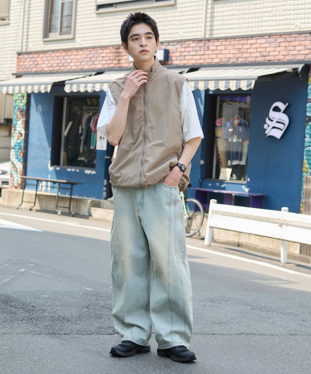 デニム淡 モデル：180cm L着用