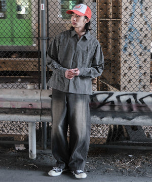 デニムブラックソノタ　モデル:175cm L着用