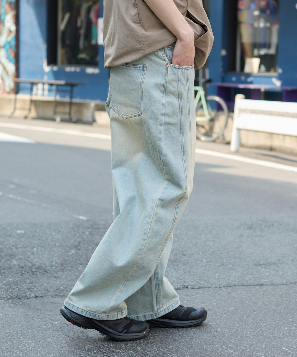 デニム淡 モデル：180cm L着用