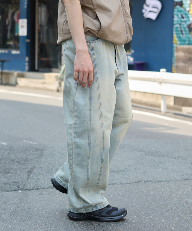 デニム淡 モデル：180cm L着用