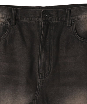 イージー3Dバレルレッグデニムパンツ