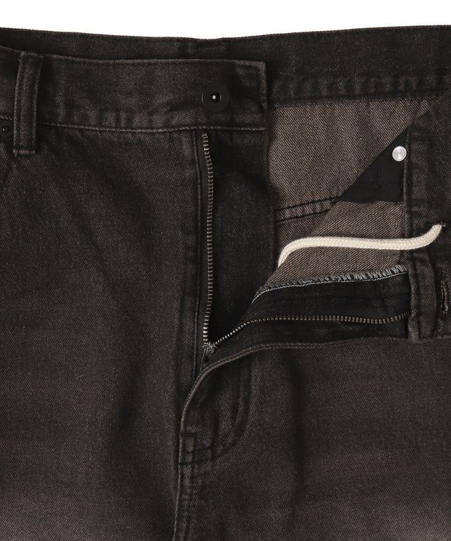 イージー3Dバレルレッグデニムパンツ