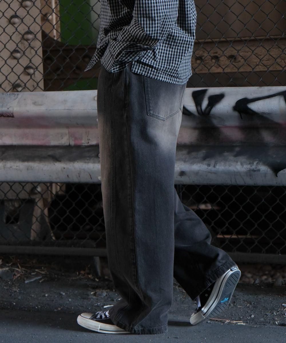 デニムブラックソノタ　モデル:175cm L着用