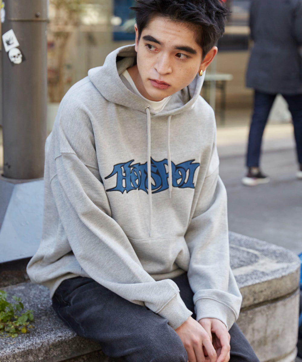 杢グレー　モデル:180cm L着用