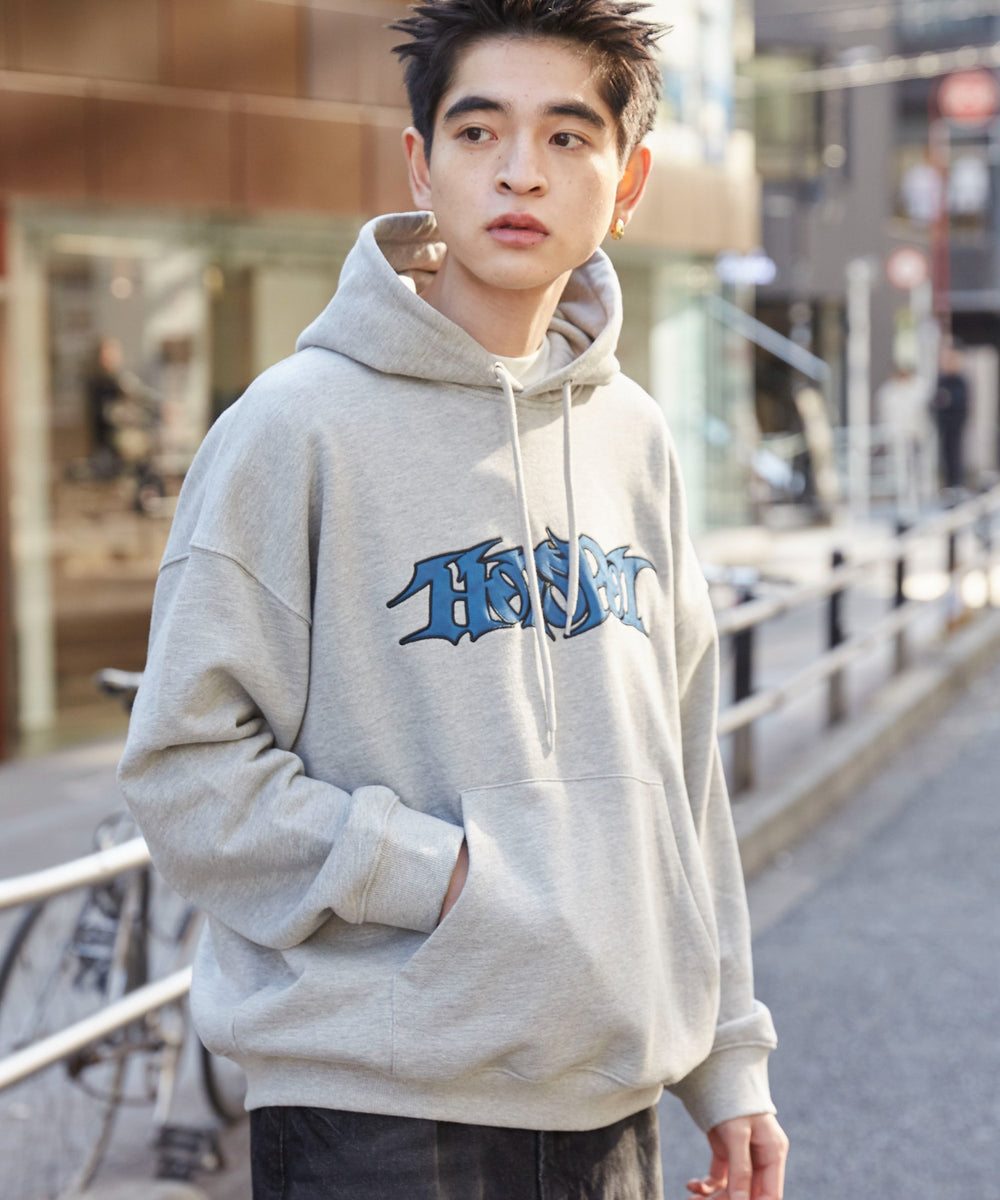 杢グレー　モデル:180cm L着用