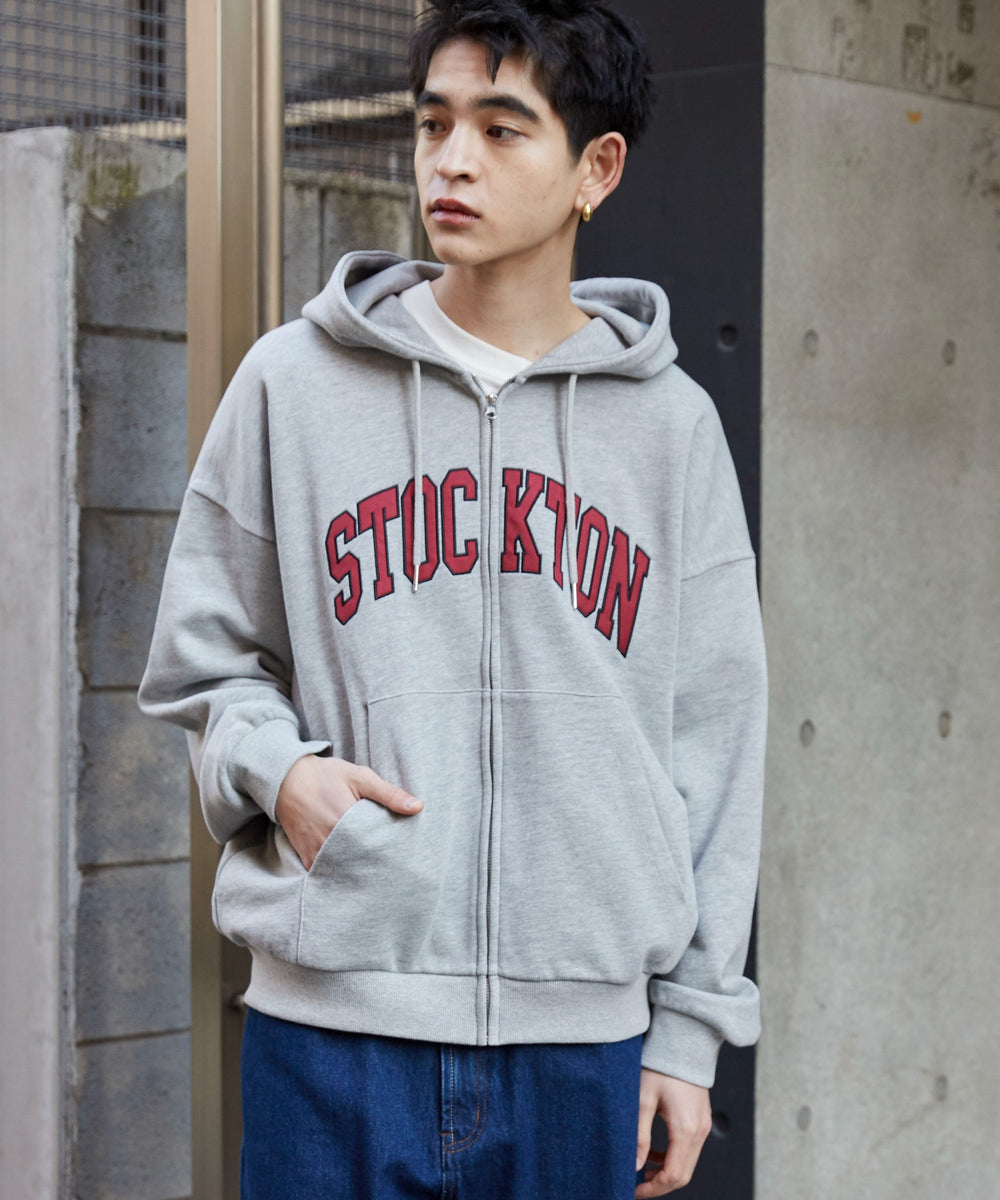 杢グレー　モデル:180cm L着用