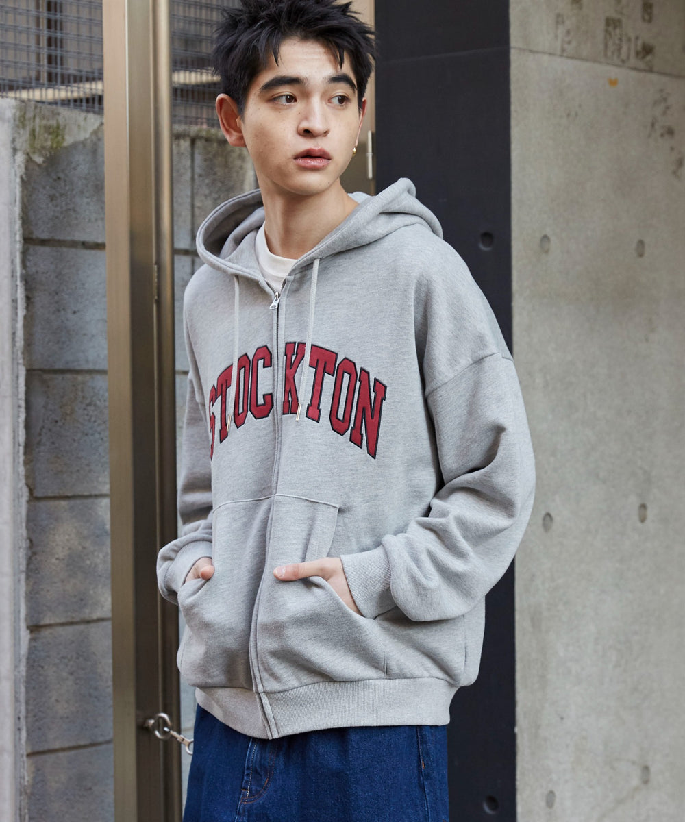 杢グレー　モデル:180cm L着用