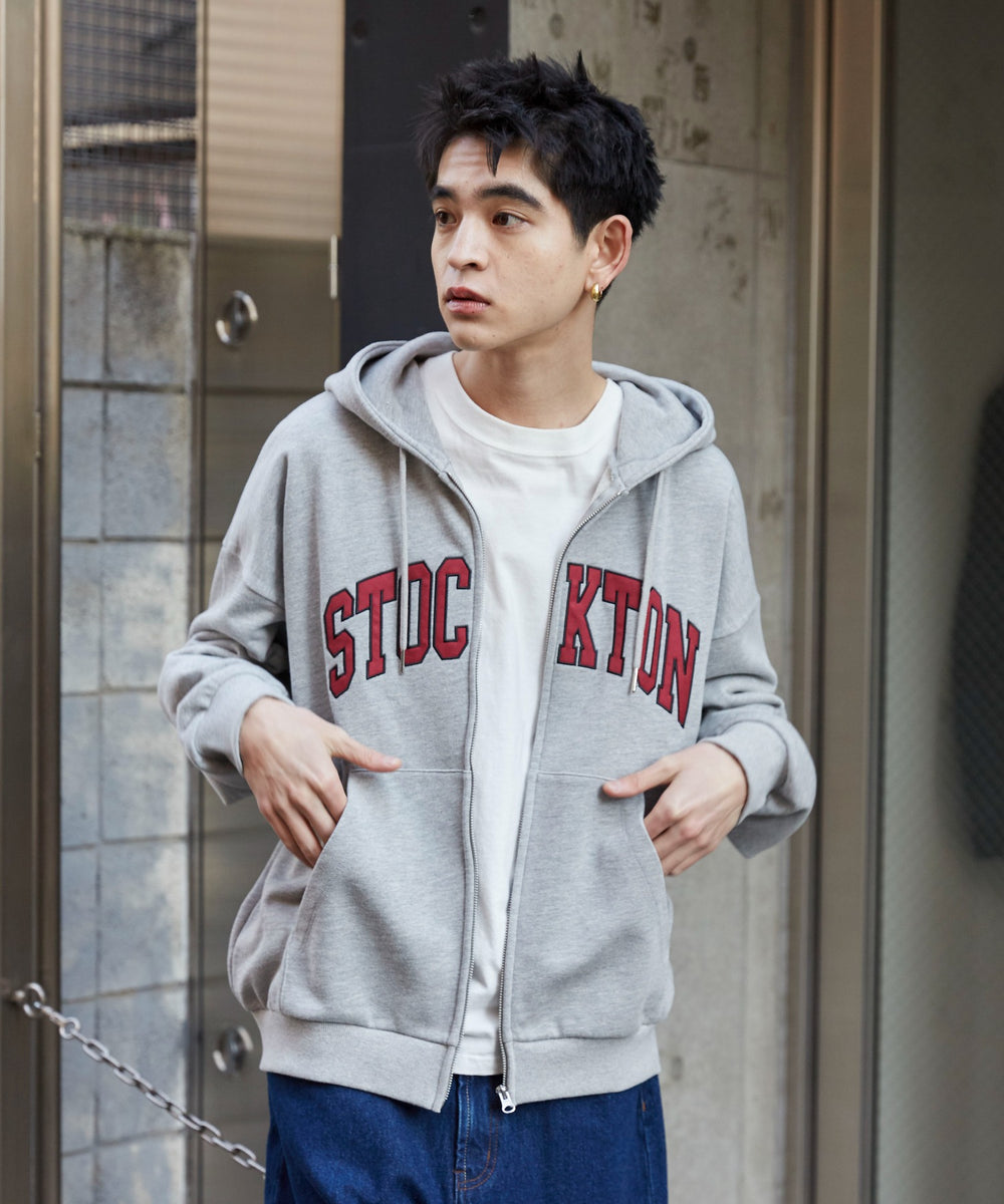 杢グレー　モデル:180cm L着用