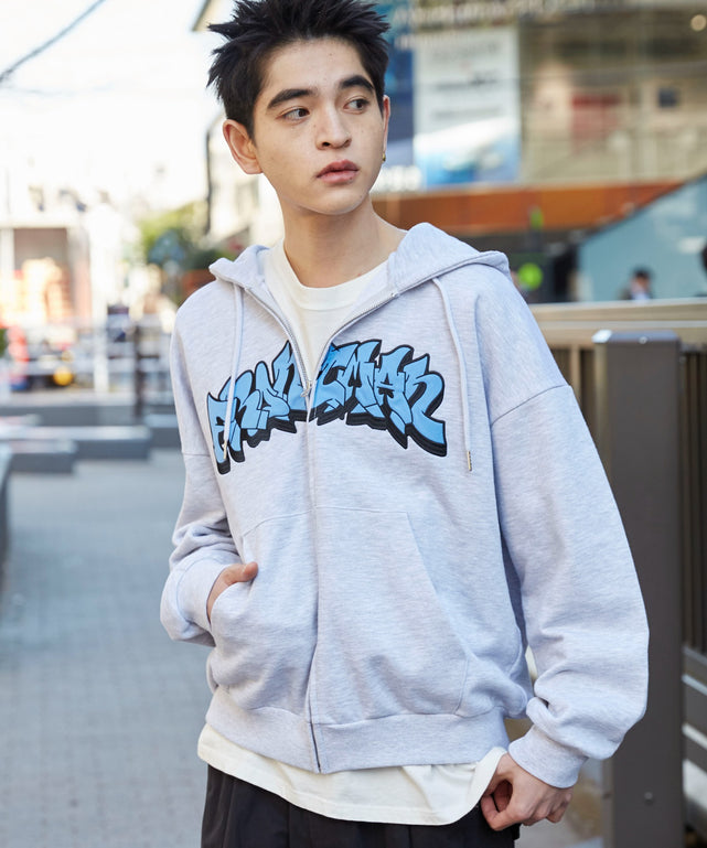 アッシュグレー　モデル:180cm L着用