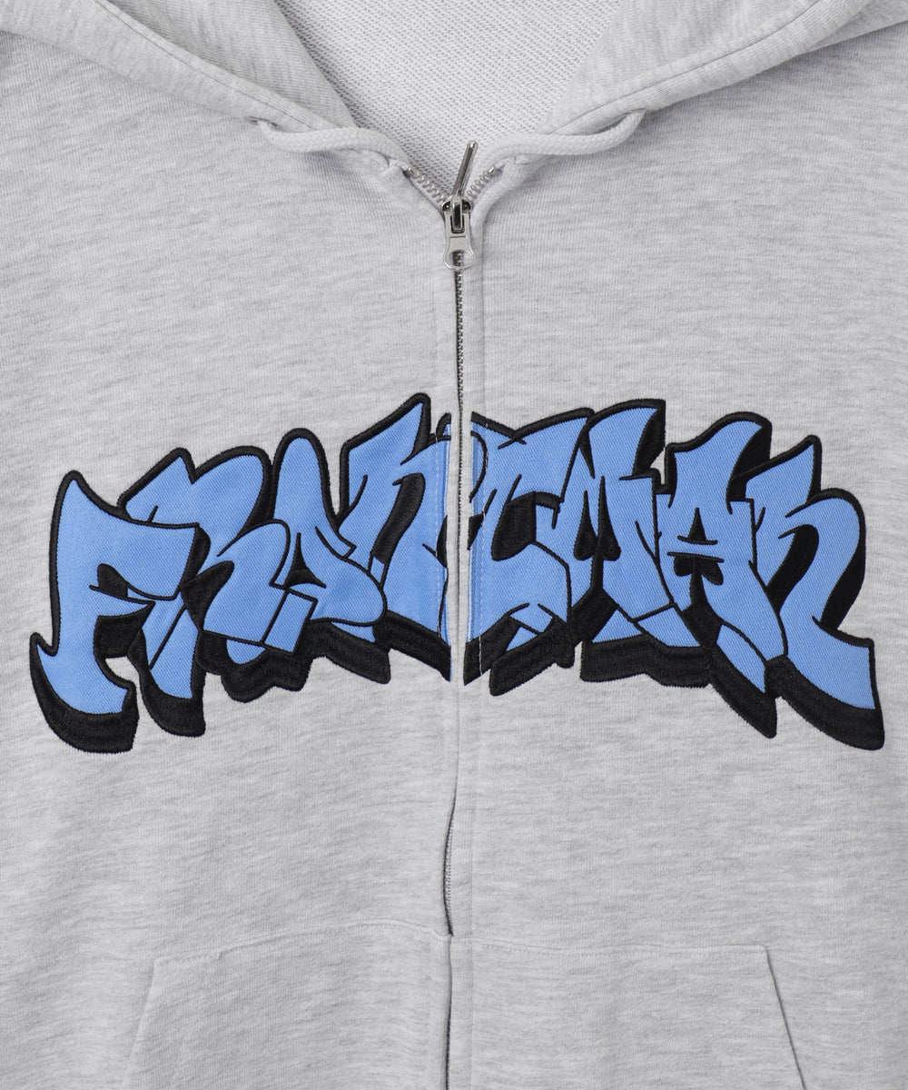 ワッペンロゴZIPパーカー