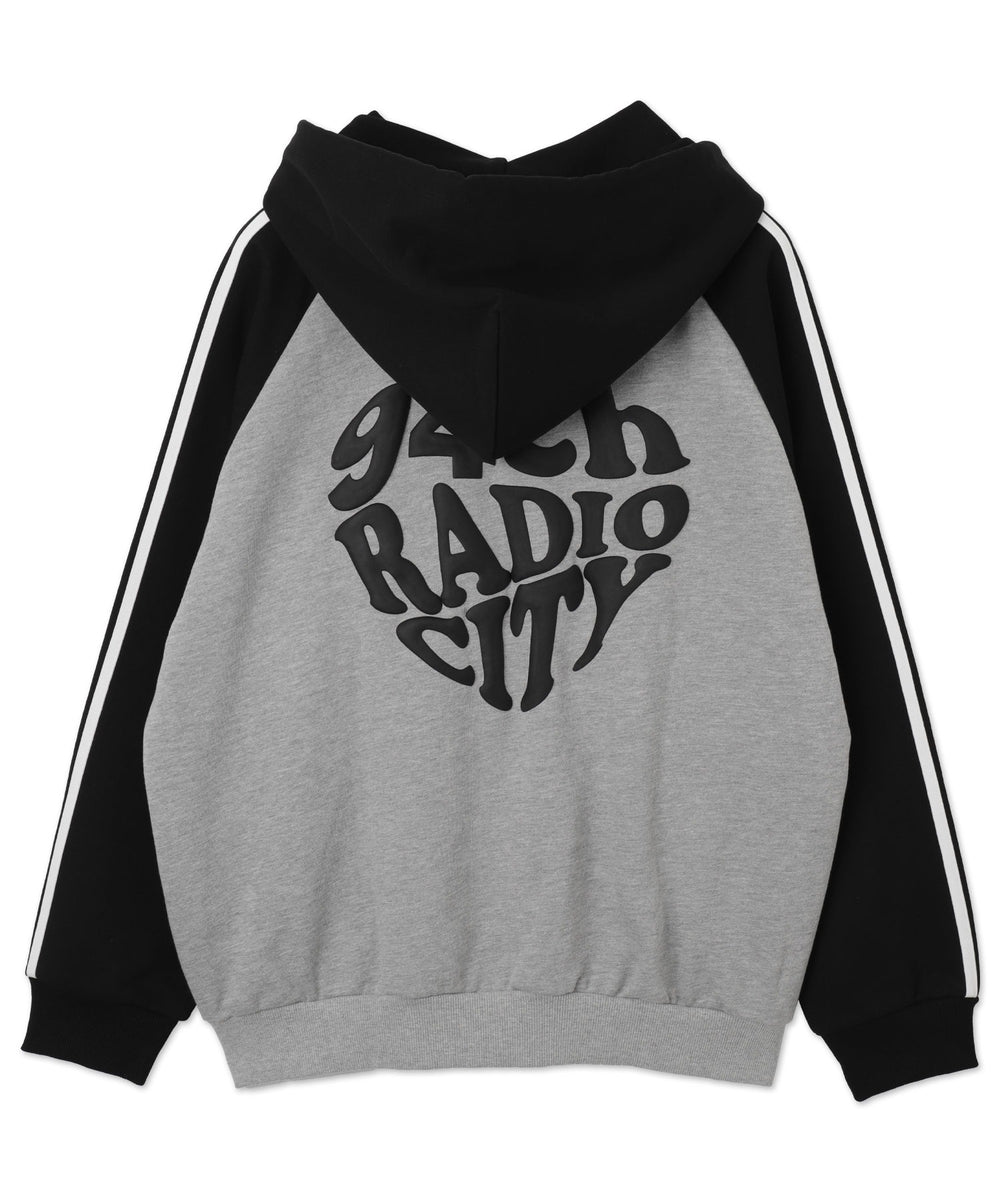 ラグラングラフィックZIPパーカー