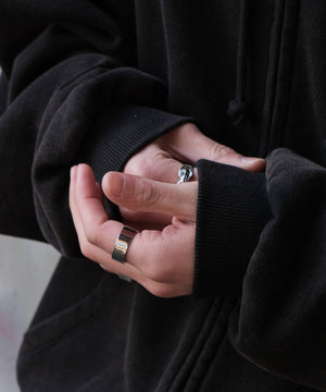 ケミカルウォッシュバルーンZIPパーカー