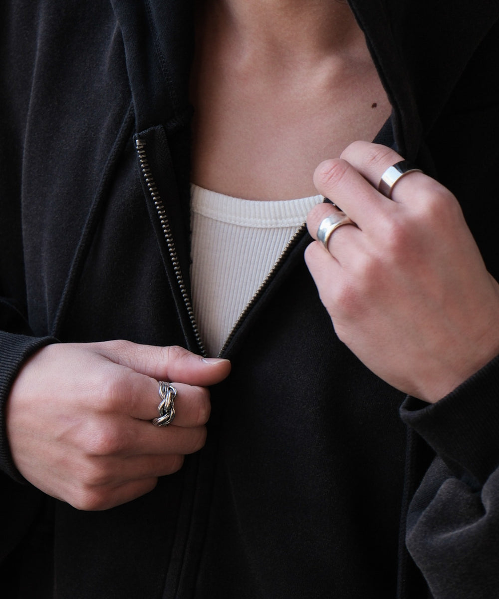 ケミカルウォッシュバルーンZIPパーカー