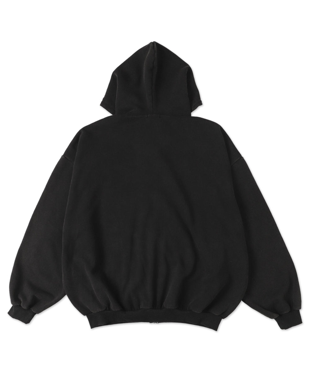 ケミカルウォッシュバルーンZIPパーカー