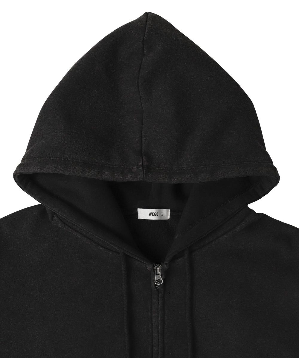 ケミカルウォッシュバルーンZIPパーカー