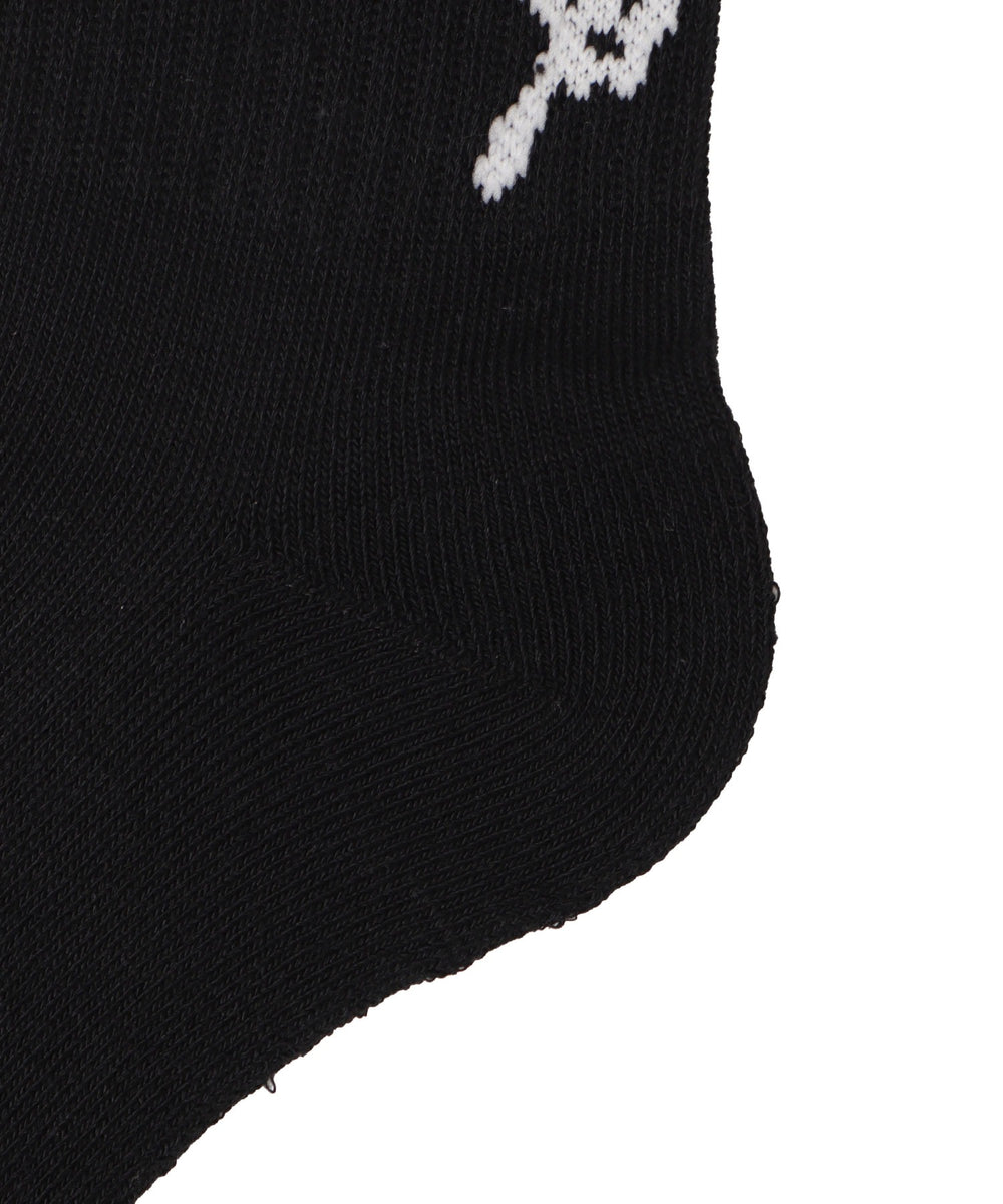 バックバタフライクルーソックス