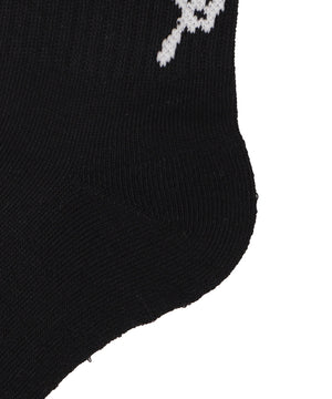 バックバタフライクルーソックス