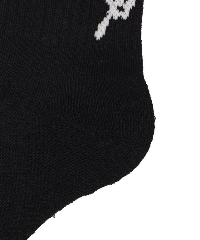 バックバタフライクルーソックス