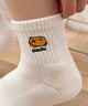 モチーフロゴ刺繍アンクルパイルソックス(23-25cm)/柄3