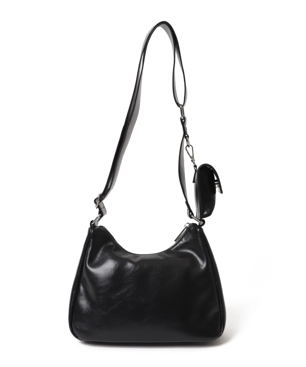 ポーチ付きランダムポケットデザインショルダー