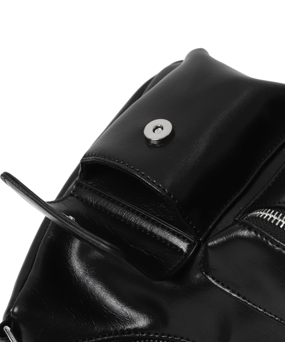 ポーチ付きランダムポケットデザインショルダー