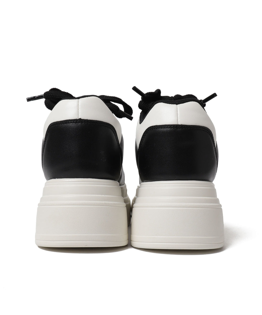 ボリュームレースアップ厚底スニーカー