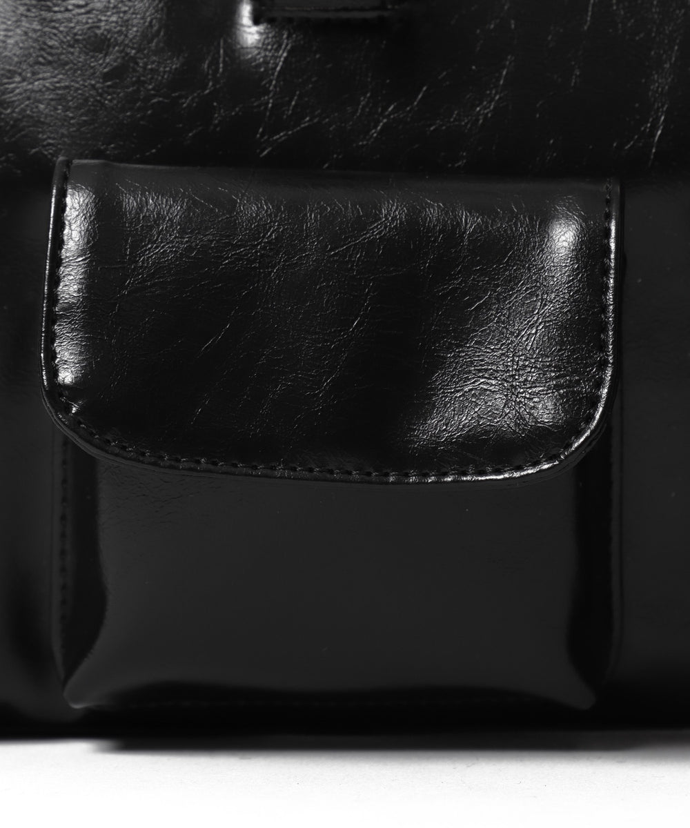 チャーム付きボストンバッグ